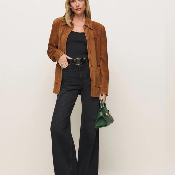 Reformation Cary High Rise Slouchy Wide Leg Jeans - Picture 2 of 6